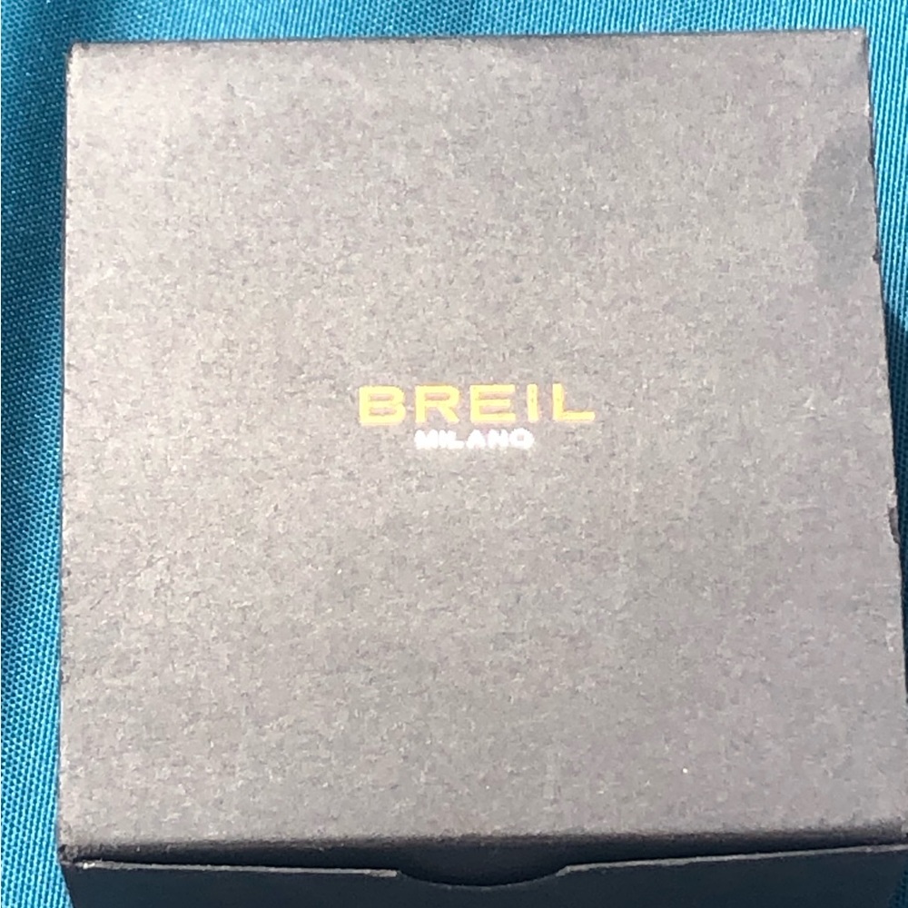 L44:  GIFT !!!  Breil black and stainless wired swirl bracelet-  punch clasp - Picture 7 of 8